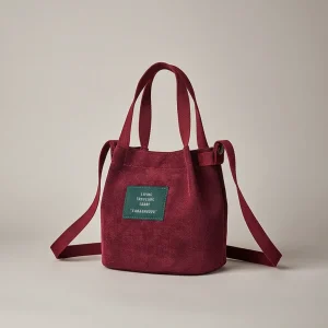 sac seau bordeaux - Vue 1 - sac seau