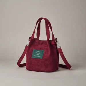 sac seau bordeaux - Vue 2 - sac seau