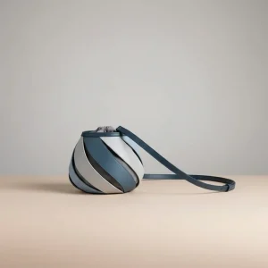 Sac seau boule design torsadé - Vue 2 - sac seau