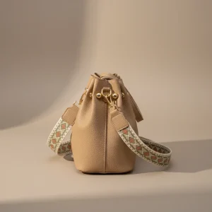 Sac seau cuir synthétique bandoulière - Vue 2 - sac seau
