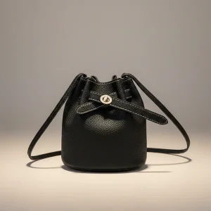 Sac seau cuir synthétique petit format - Vue 2 - sac seau