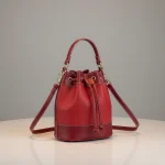 Sac seau cuir synthétique surpiqué - Vue 1 - sac seau