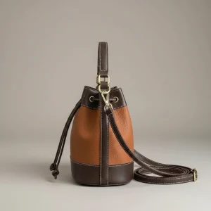 Sac seau cuir synthétique tendance - Vue 2 - sac seau