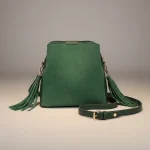 Sac seau daim synthétique multi-compartiment - Vue 1 - sac seau