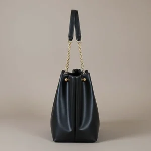 Sac seau grand format cuir synthétique - Vue 2 - sac seau