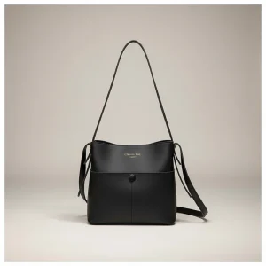 Sac seau simili cuir avec poches - Vue 2 - sac seau