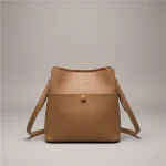 Sac seau simili cuir multi-compartiments - Vue 1 - sac seau