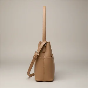 Sac seau simili cuir multi-compartiments - Vue 2 - sac seau