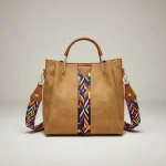 Sac seau similicuir style ethnique bandoulière - Vue 1 - sac seau