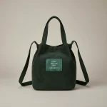 Sac seau velours côtelé compact - Vue 1 - sac seau