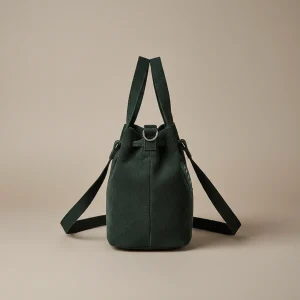 Sac seau velours côtelé compact - Vue 2 - sac seau