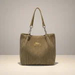 Sac seau velours côtelé quotidien - Vue 1 - sac seau