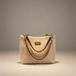 Sac seau velours côtelé urbain chic - Vue 1 - sac seau