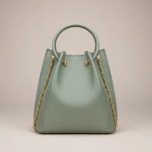 Sac seau vert matcha multi-porté - Vue 1 - sac seau
